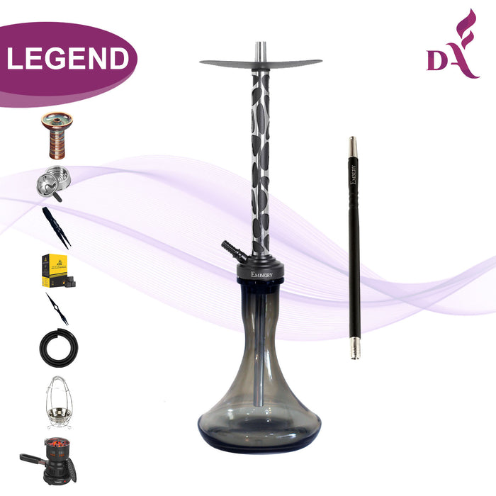 Shisha Embery Mono Wave - Silver